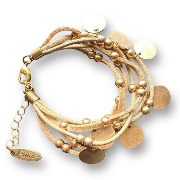 Plunder Design Scarlett Bracelet Multi-Strands Cord - Picture 1 of 8